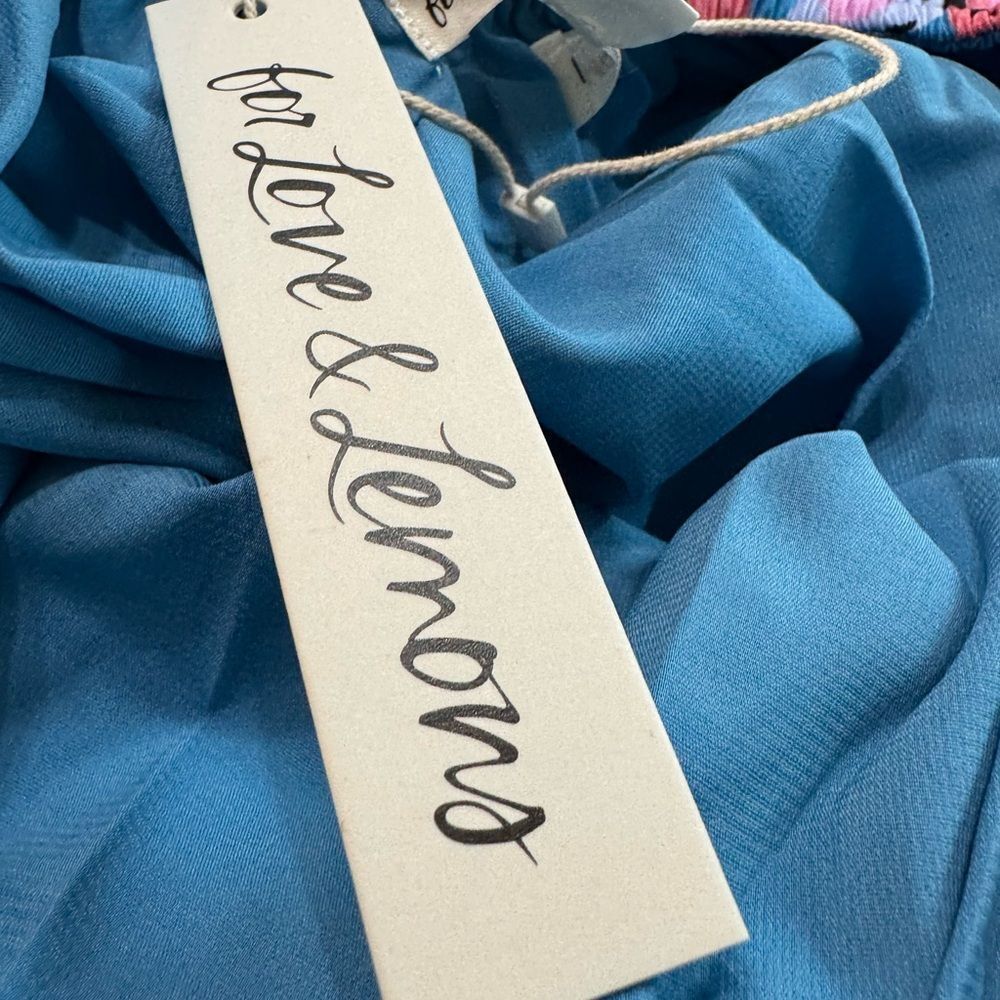 For Love & Lemons‎ Floral Maxi Dress  Size Medium 100% Bamboo - Picture 5 of 13